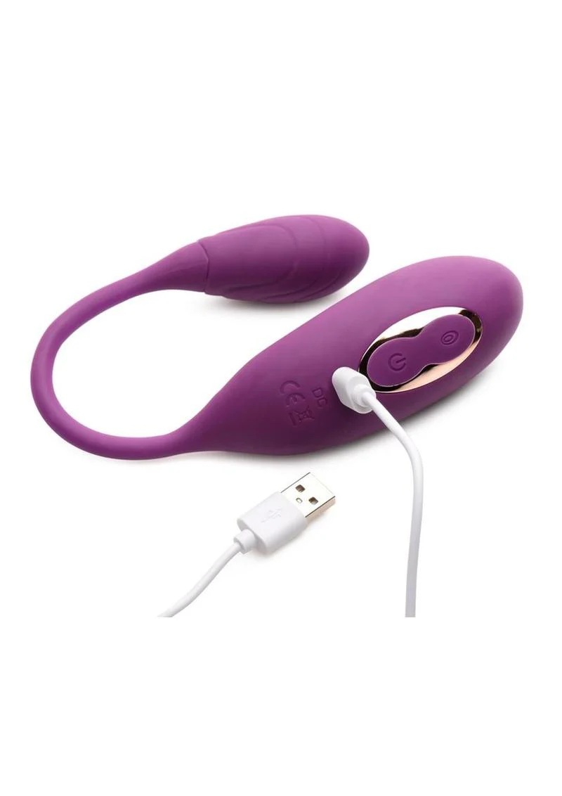Inmi Slim Pulse Rechargeable Silicone 7x Pulsing Clit Stimulator and Vibrating Egg - Image 4
