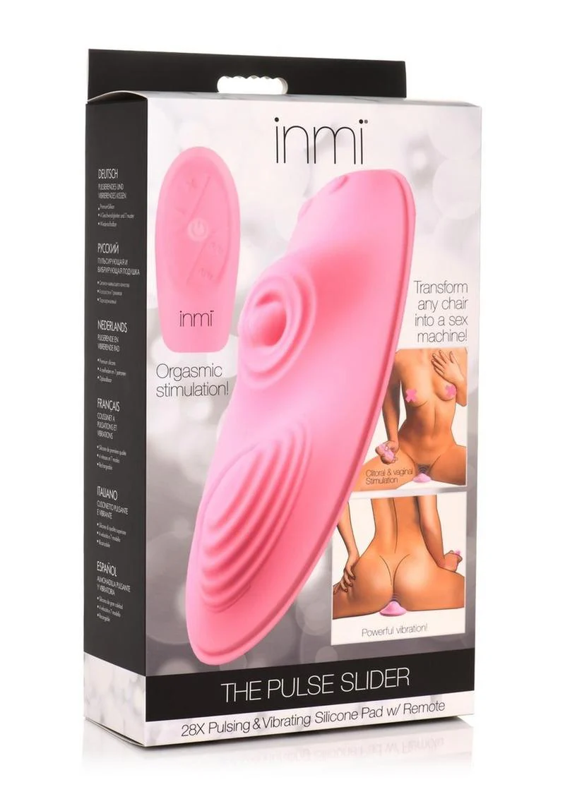 Inmi The Pulse Slider Pulsing and Vibrating Rechargeable Silicone Pad with Remote Control - Image 2