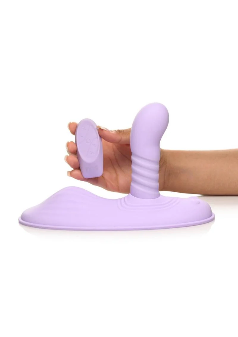 Inmi Thrust N Grind Thrusing and Vibrating Rechargeable Silicone Grinder Pad with Remote - Image 4