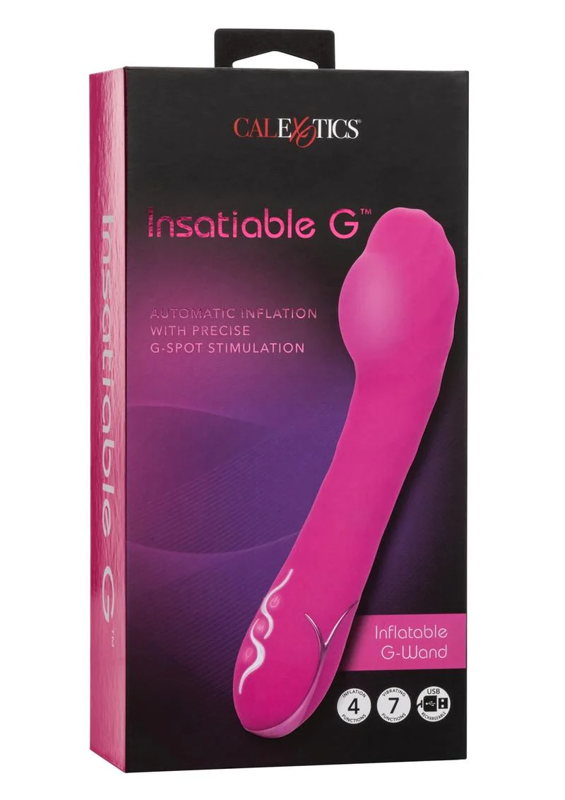 Insatiable G Inflatable G-Wand Silicone Rechargeable Vibrator - Image 2