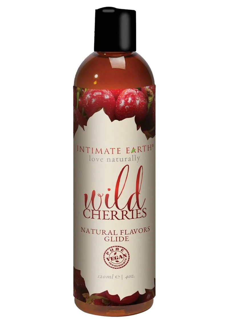 Intimate Earth Oral Pleasure Glide Lubricant Wild Cherries - Image 2