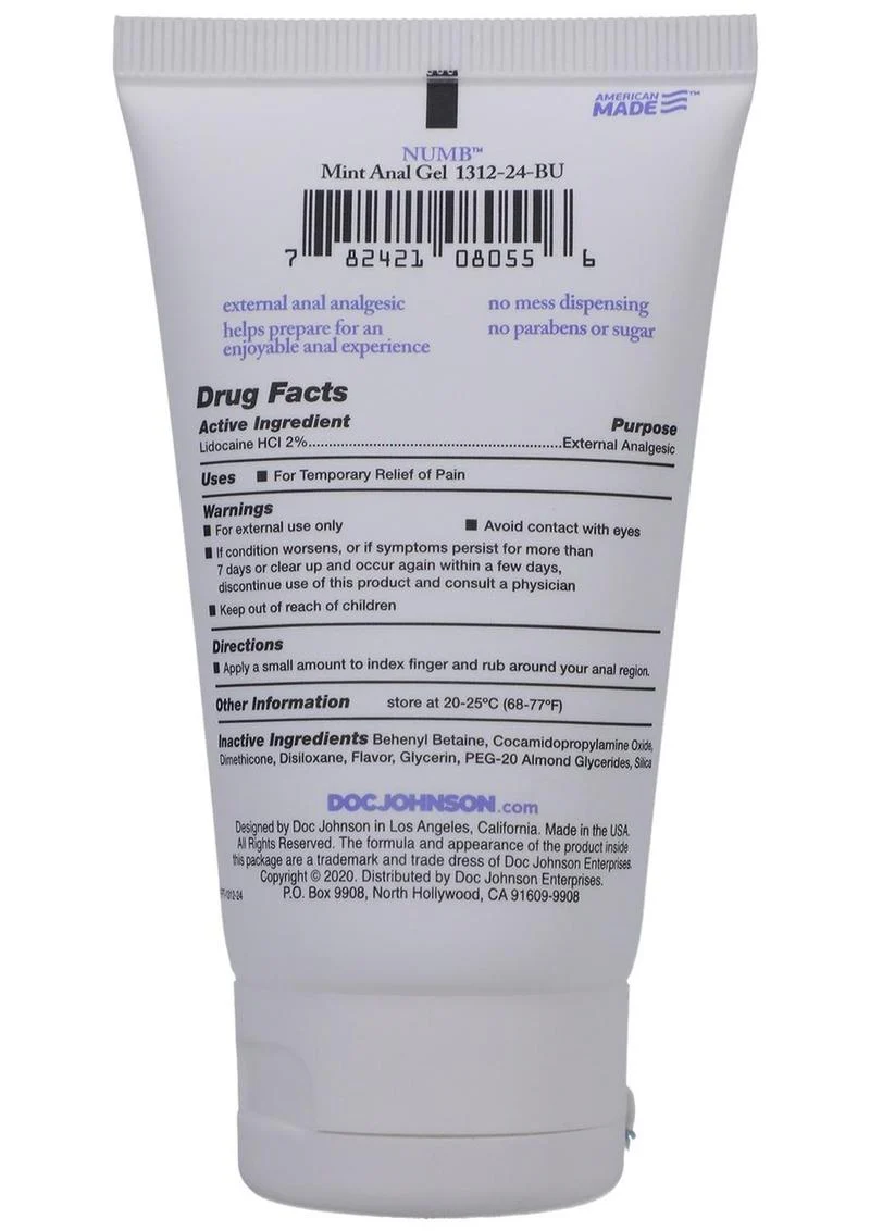 Intimate Enhancements Numb Anal Gel - Image 2