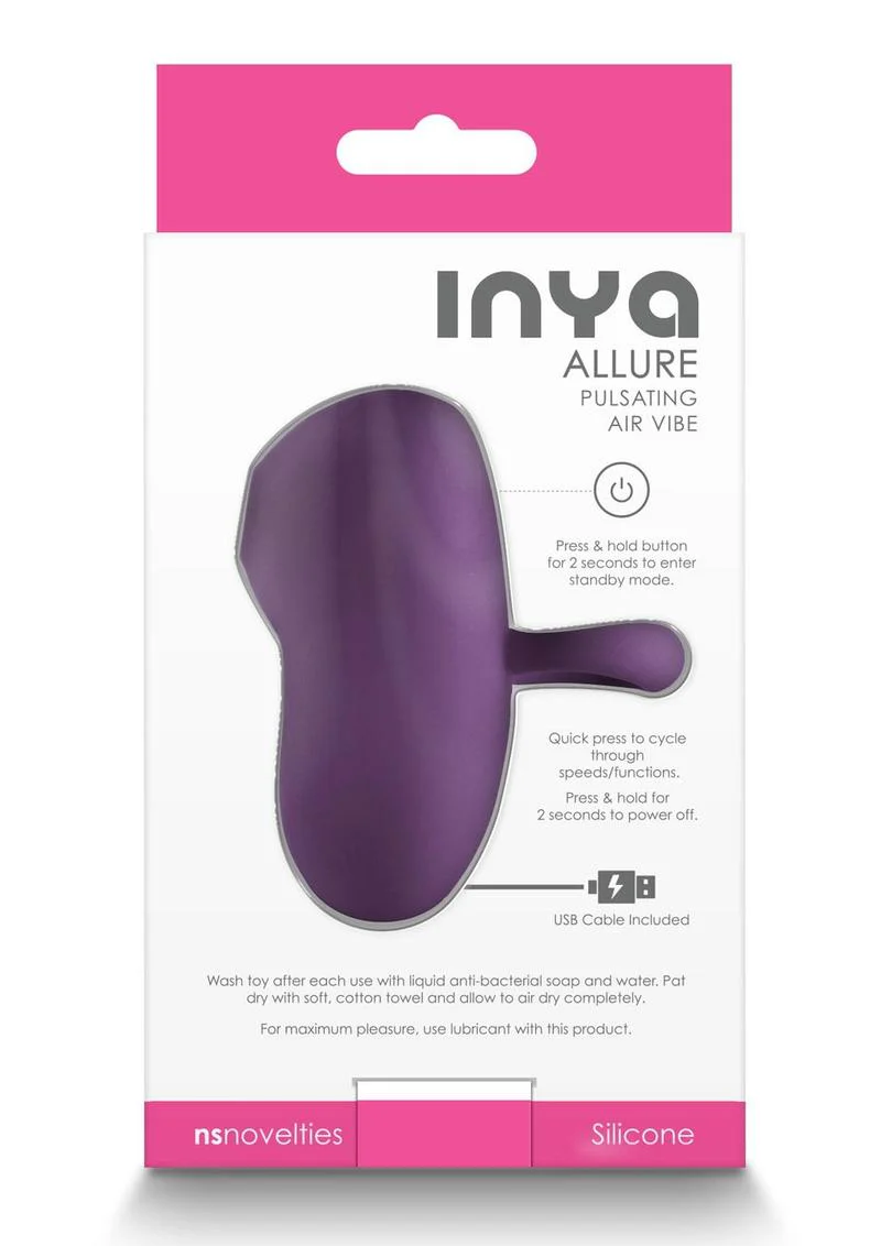 Inya Allure Rechargeable Silicone Clitoral Stimulator - Image 3