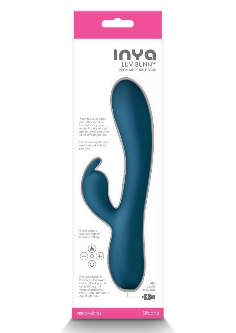 Inya Love Bunny Rechargeable Silicone Rabbit Vibrator - Image 6