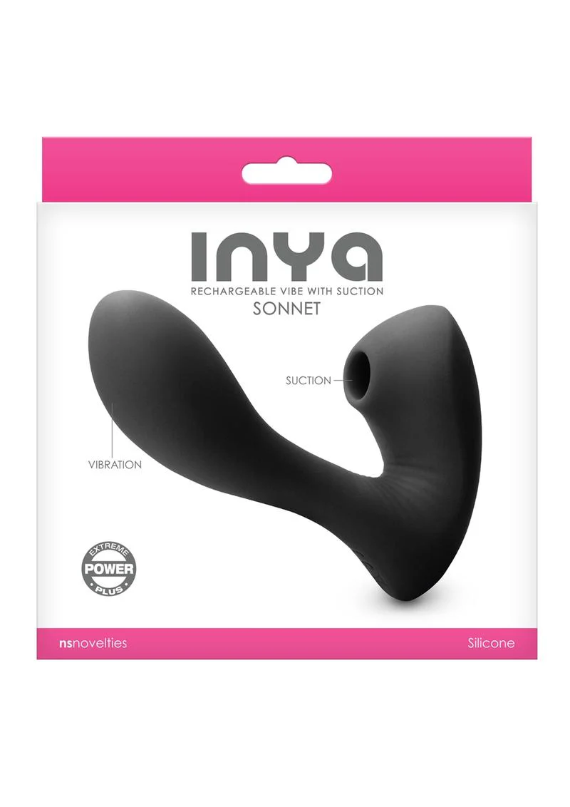Inya Sonnet Silicone Rechargeable Vibrator with Clitoral Stimulation - Image 3
