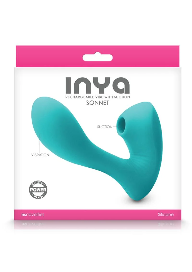 Inya Sonnet Silicone Rechargeable Vibrator with Clitoral Stimulation - Image 4