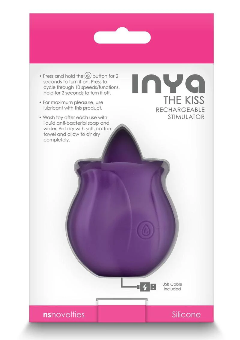 Inya The Kiss Rechargeable Silicone Clitoral Stimulator - Image 4