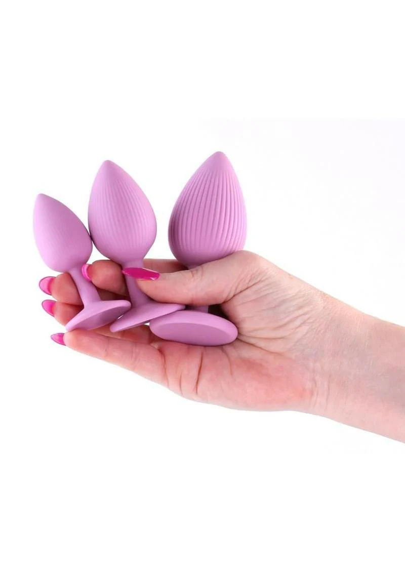 Inya Triple Ace Kit Silicone Lube Channel Anal Plugs - Image 3