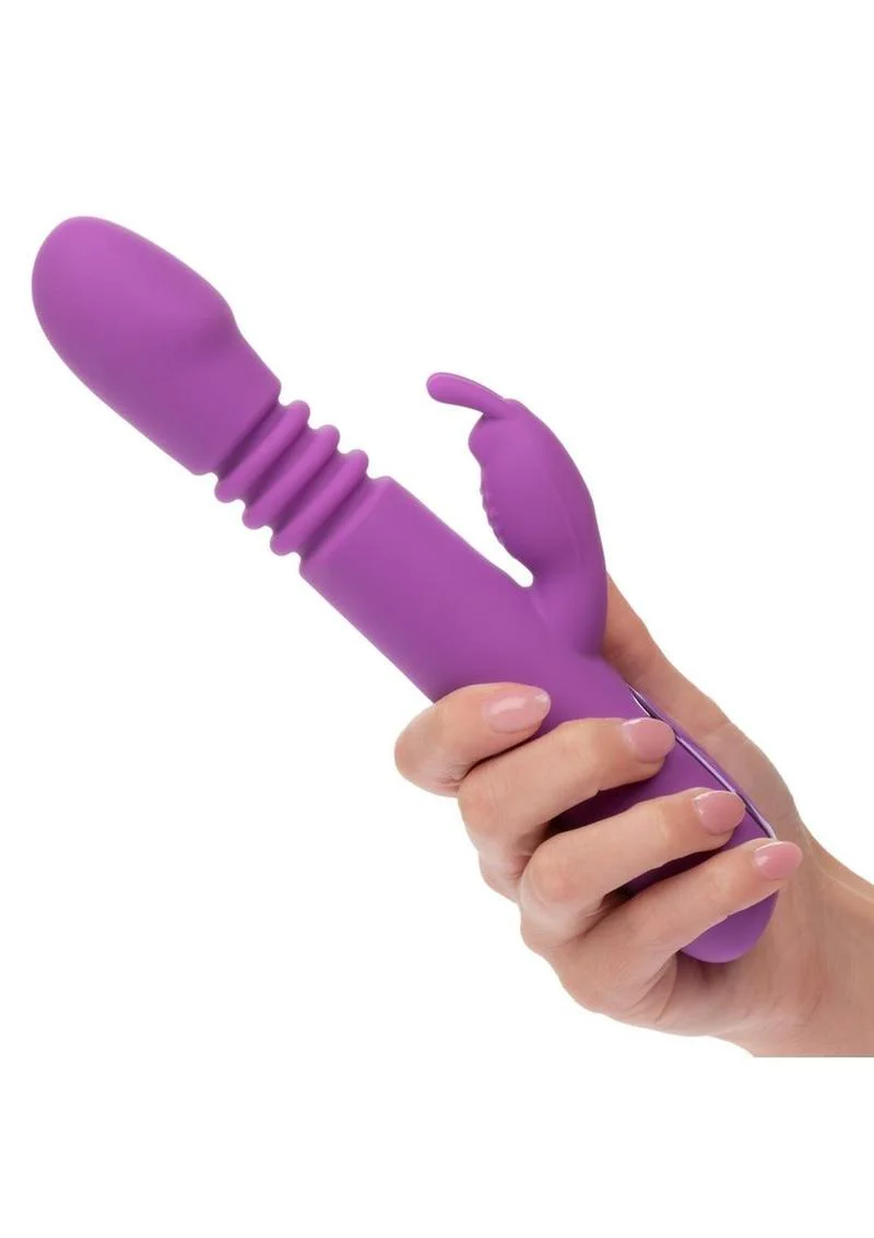 Jack Rabbit Elite Thrusting Rabbit Silicone Rechargeable Vibrator - Image 4