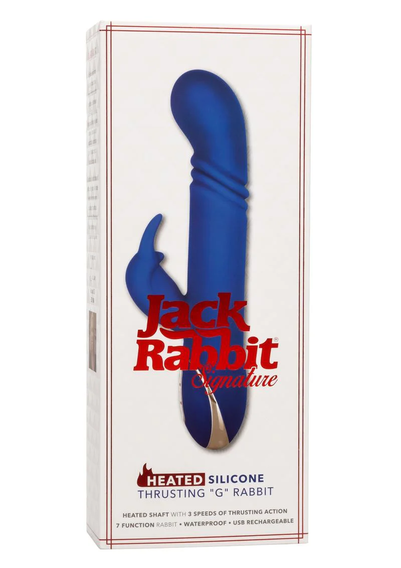 Jack Rabbit Signature Heated Silicone Thrusting G Rabbit Rechargeable Vibrator - Image 2