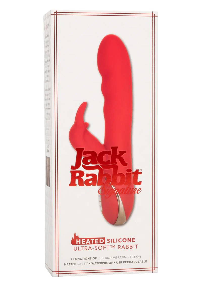 Jack Rabbit Signature Heated Silicone Ultra-Soft Rabbit Rechargeable Vibrator - Image 2
