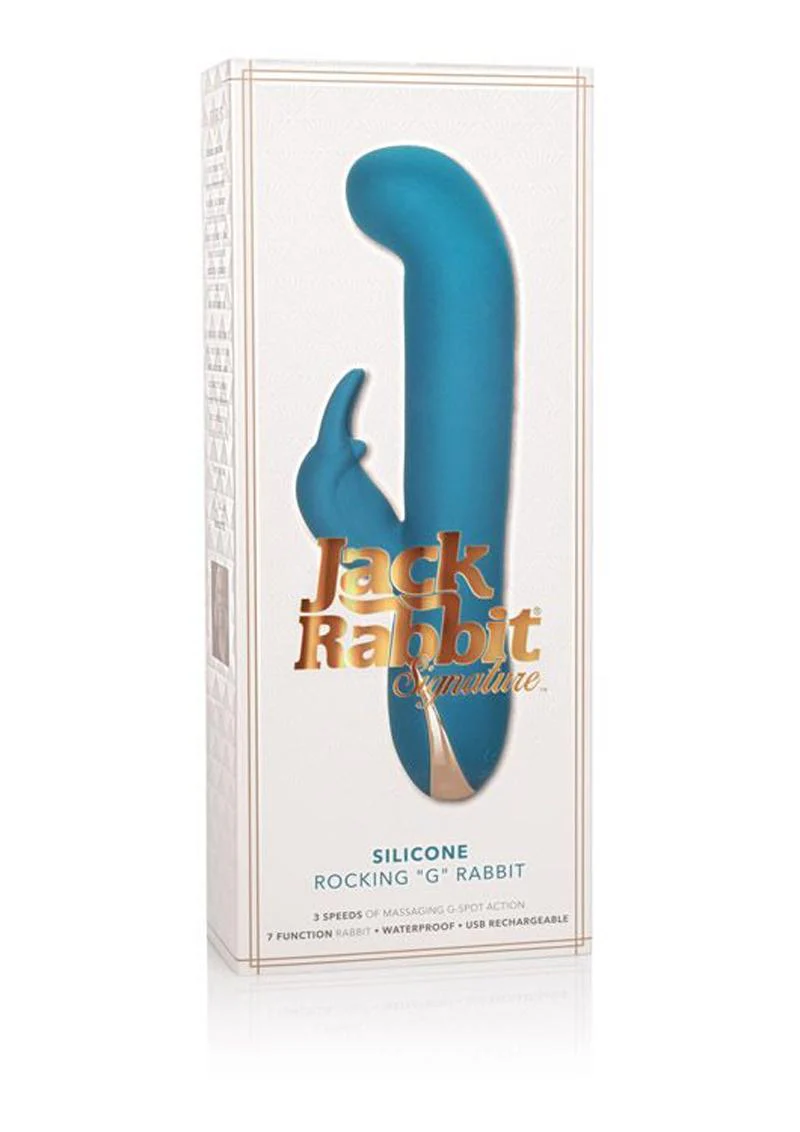 Jack Rabbit Signature Silicone Rocking G Rabbit Rechargeable Vibrator - Image 2