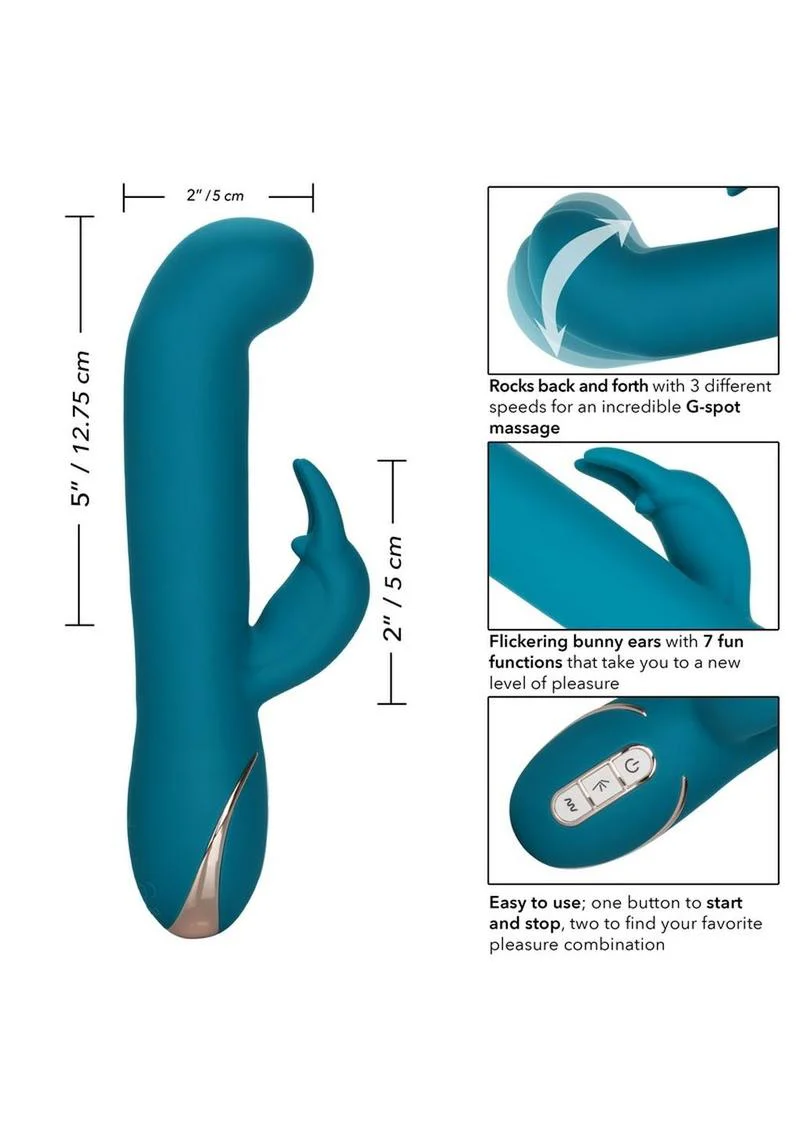 Jack Rabbit Signature Silicone Rocking G Rabbit Rechargeable Vibrator - Image 4