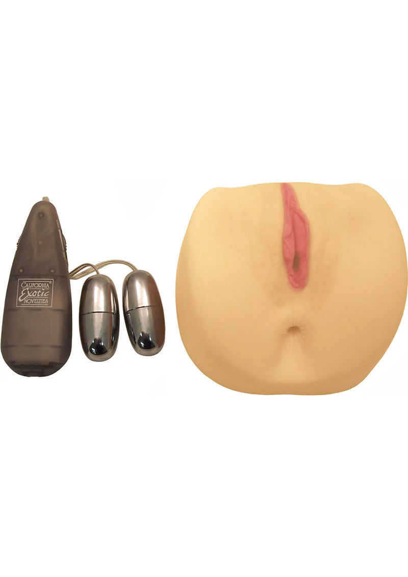 Jana Cova Dual Pleasure Vibrating Masturbator with Bullet and Remote Control - Pussy and Ass