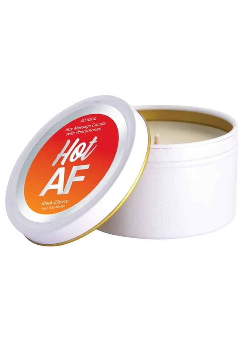 Jelique Massage Candle Pheromone Hot AF Black Cherry - Image 2