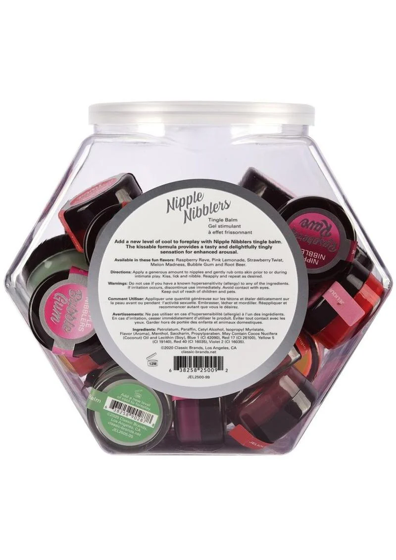 Jelique Nipple Nibblers Tingle Balm Assorted 3 Gm. (Display Bowl/36pcs. - Image 3