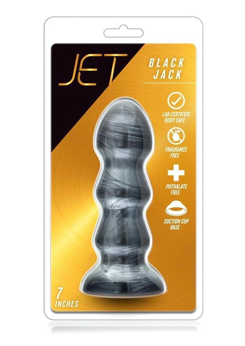 Jet Black Jack Butt Plug - Carbon Metallic - Image 2