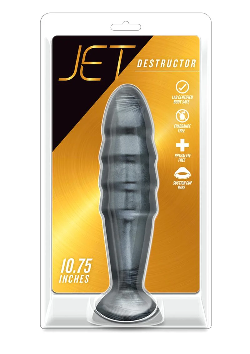 Jet Destructor Butt Plug - Carbon Metallic - Image 2