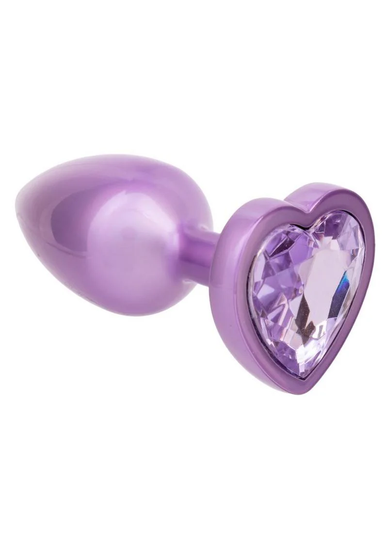 Jewel Amethyst Heart Anal Plug - Image 7