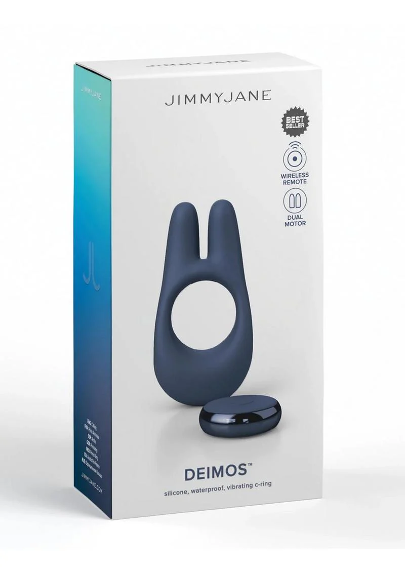 Jimmyjane Deimos Rechargeable Silicone Dual Vibe Cock Ring - Image 2