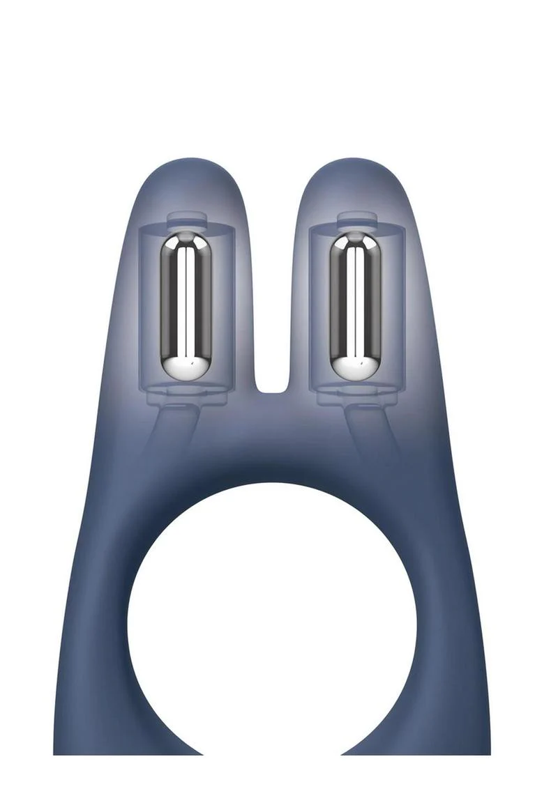 Jimmyjane Deimos Rechargeable Silicone Dual Vibe Cock Ring - Image 4
