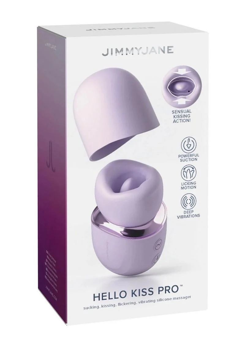Jimmyjane Hello Kiss Pro Rechargeable Silicone Clitoral Stimulator - Image 2