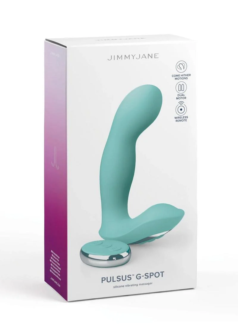 Jimmyjane Pulsus G-Spot Rechargeable Silicone Dual Stimulator with Remote - Image 2