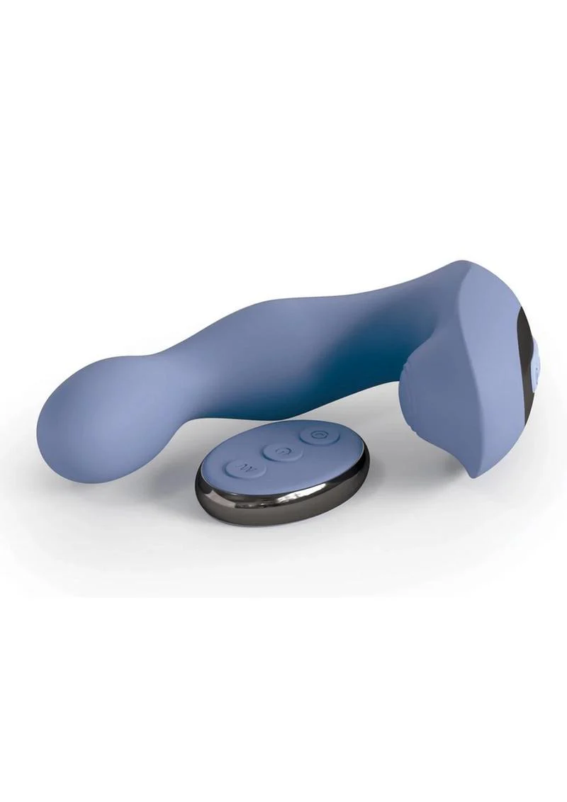 Jimmyjane Pulsus P-Spot Rechargeable Silicone Dual Stimulator with Remote - Image 3