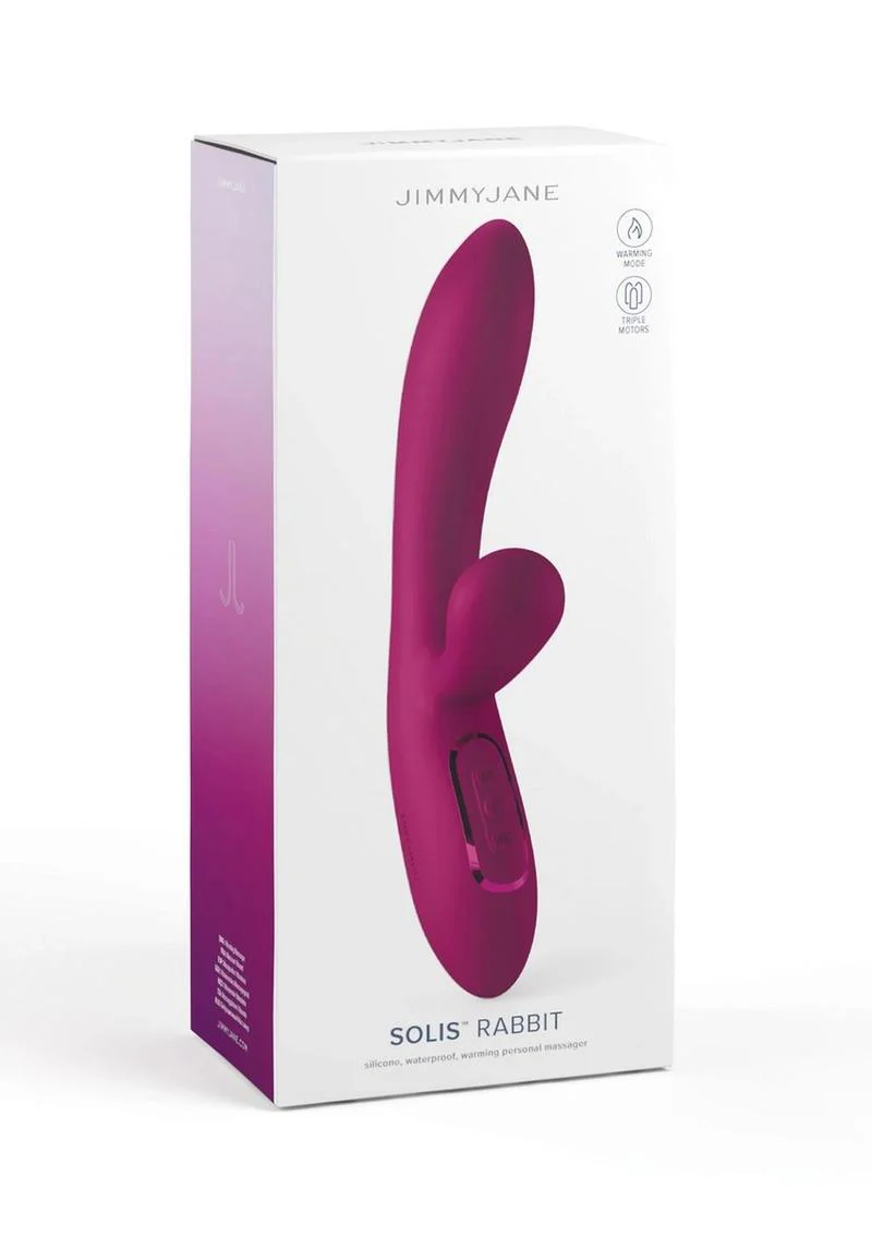 Jimmyjane Solis Rabbit Rechargeable Silicone Dual Vibrator - Image 2
