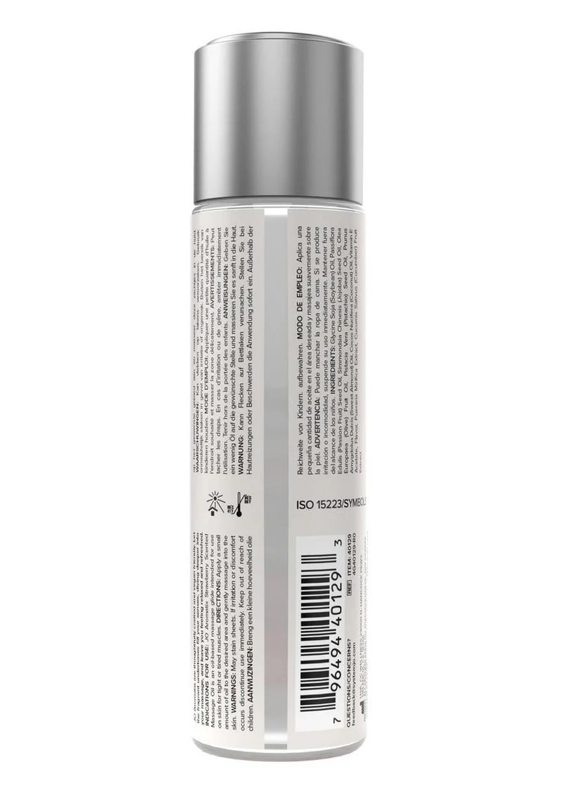JO Aromatix Massage Oil 4oz - Strawberry - Image 2