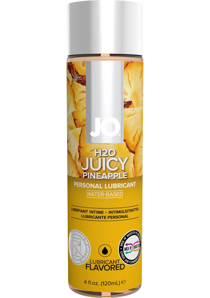 JO H2o Water Based Flavored Lubricant Juicy Pineapple - Image 2