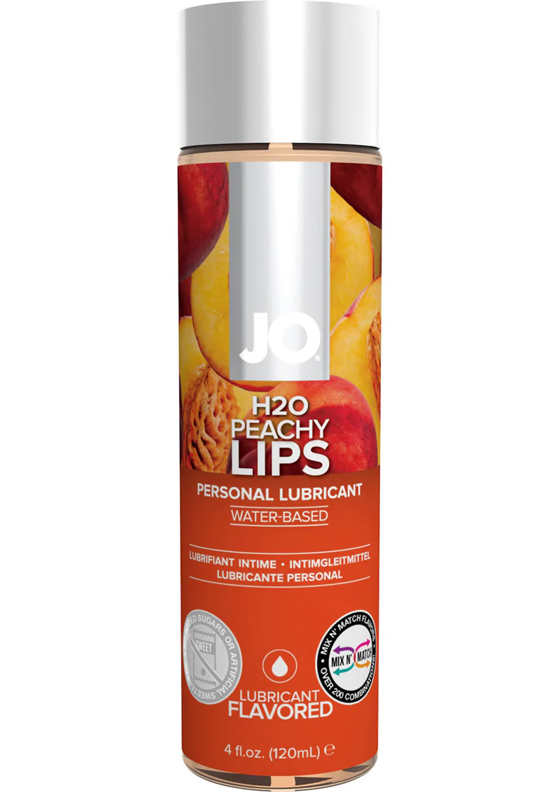 JO H2o Water Based Flavored Lubricant Peachy Lips - Image 2