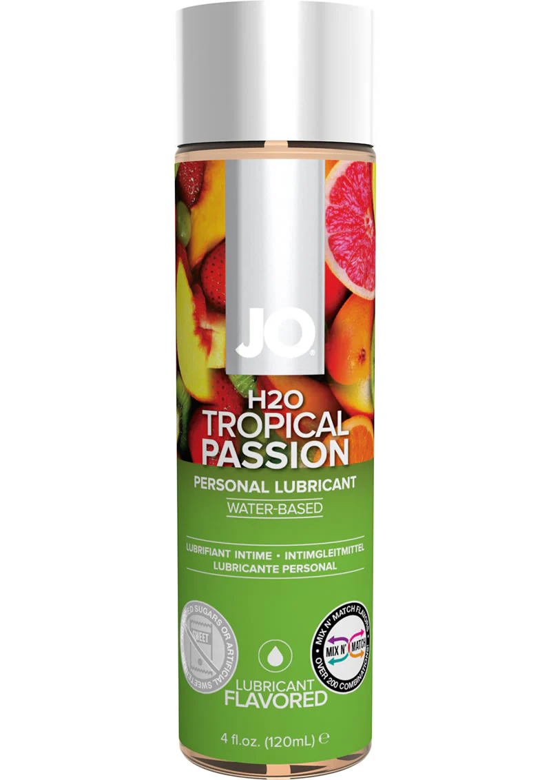 JO H2o Water Based Flavored Lubricant Tropical Passion - Image 2