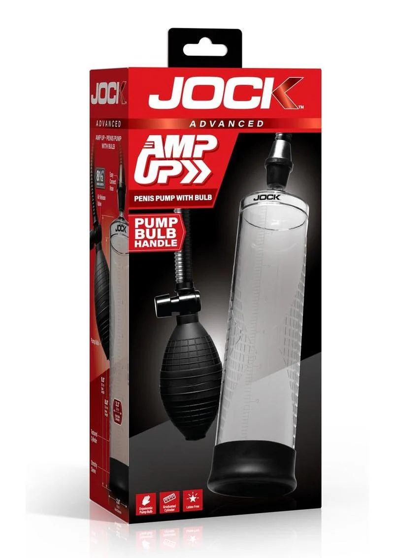 Jock Amp Up Penis Pump with Bulb - Image 2