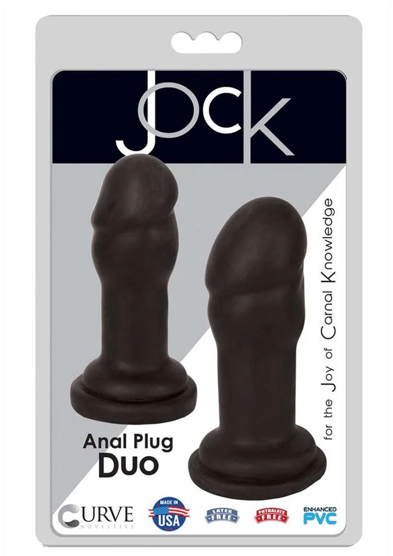 Jock Anal Plug Duo Penis Heads - Image 3