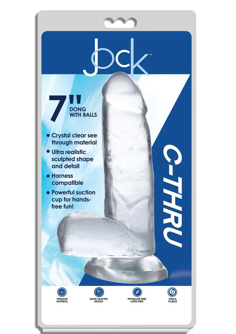 Jock C-Thru Realistic Dong with Balls - Image 16