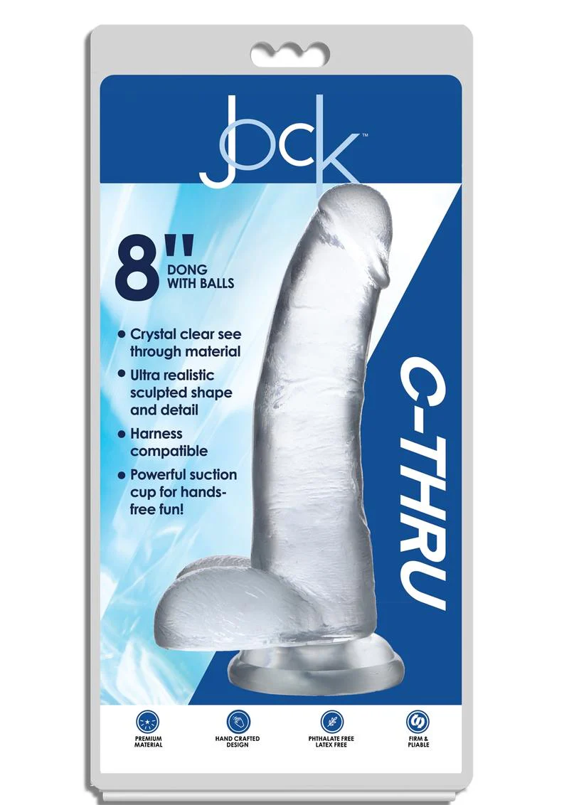 Jock C-Thru Realistic Dong with Balls - Image 19