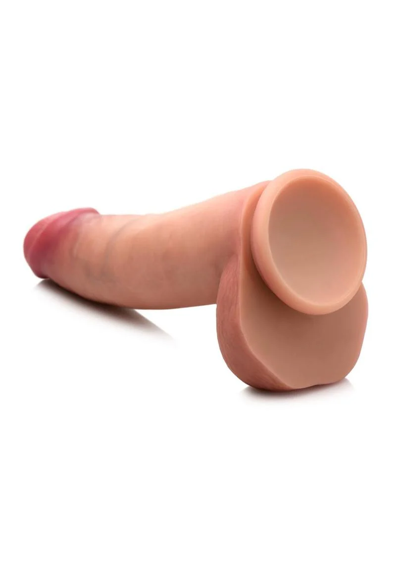 Jock Dual Density Silicone Dildo with Balls - Image 10
