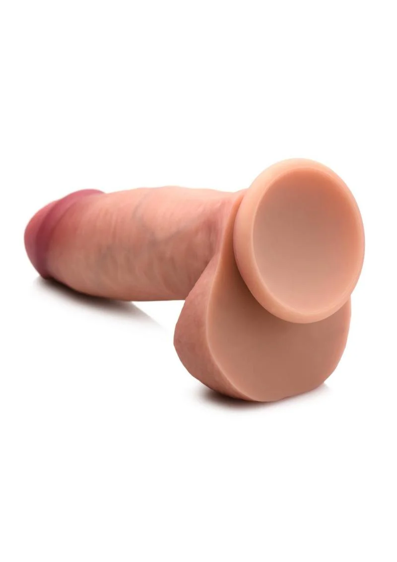 Jock Dual Density Silicone Dildo with Balls - Image 13