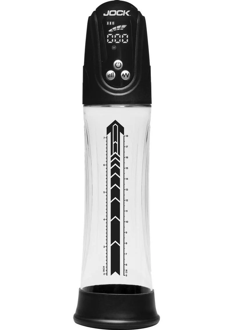 Jock Power Up Digital Automatic Waterproof Rechargeable Penis Pump