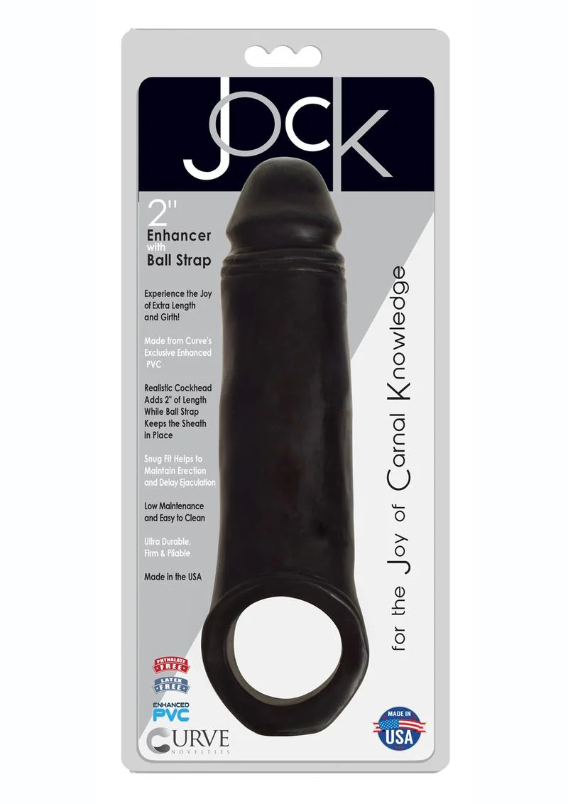 Jock Realistic Penis Enhancer with Ball Strap - Image 4