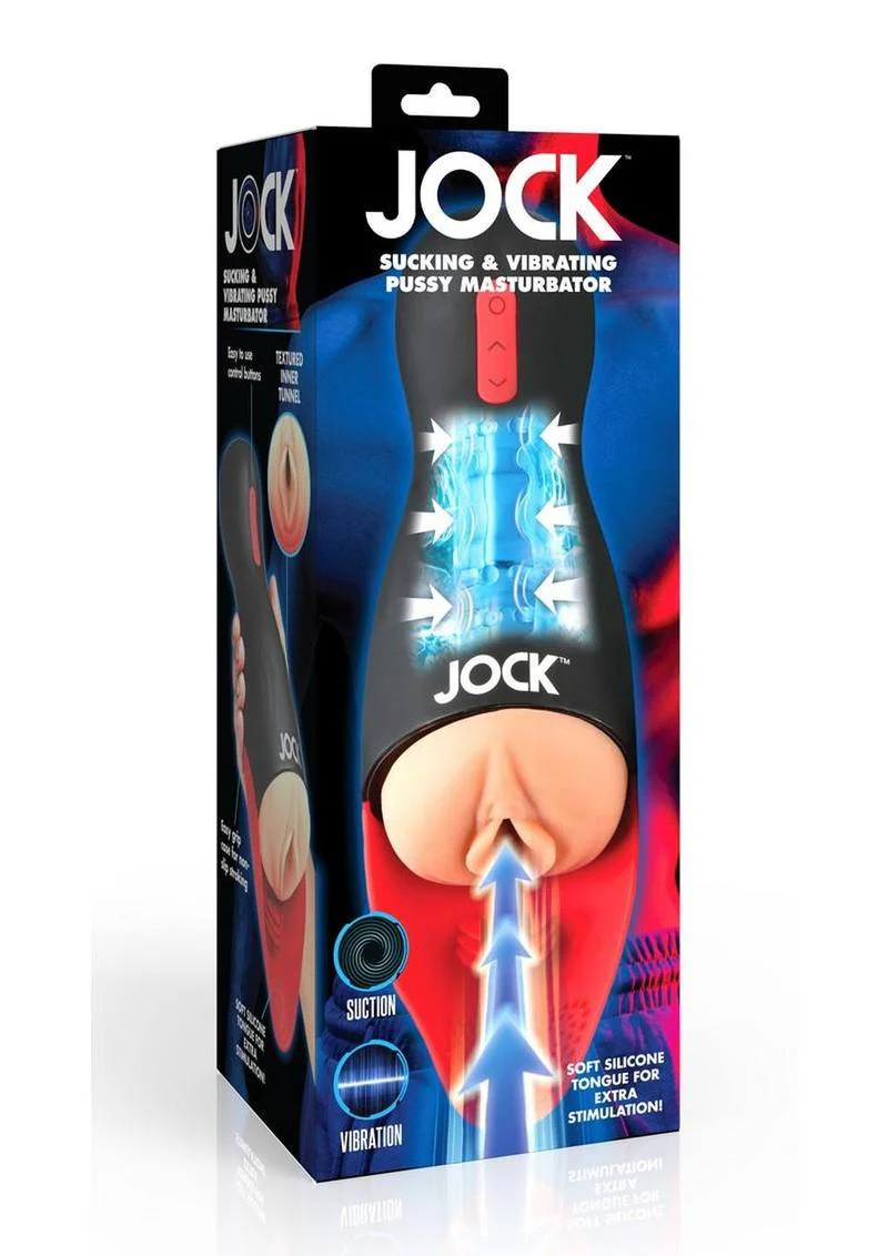 Jock Sucking and Vibrating Rechargeable Pussy Masturbator - Image 2