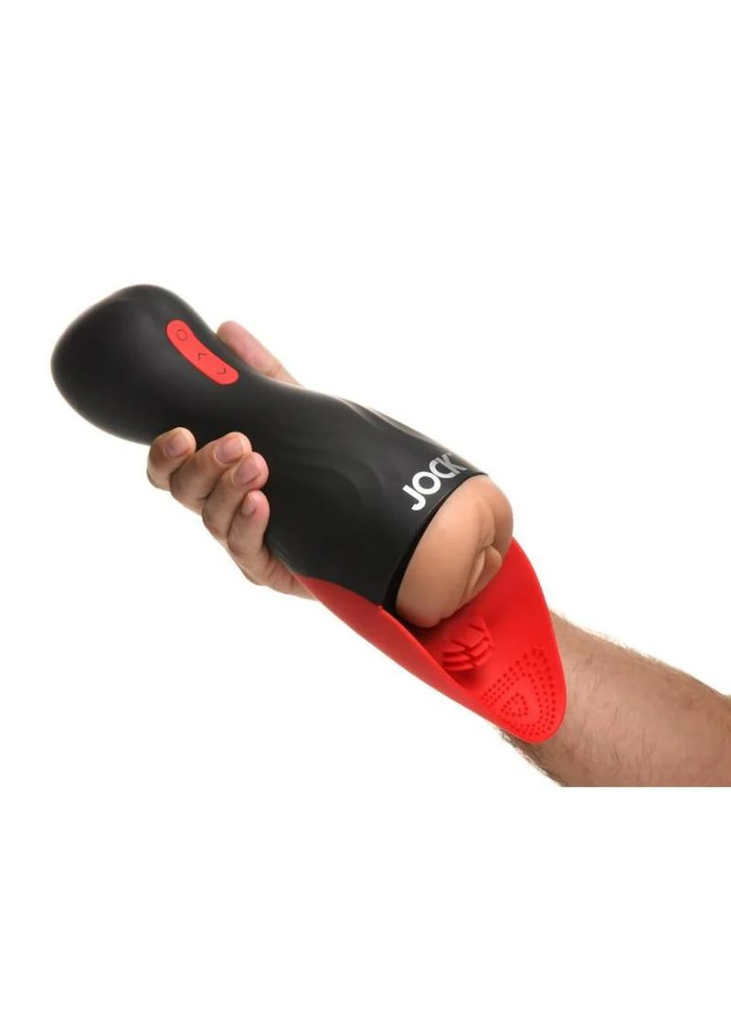 Jock Sucking and Vibrating Rechargeable Pussy Masturbator - Image 4