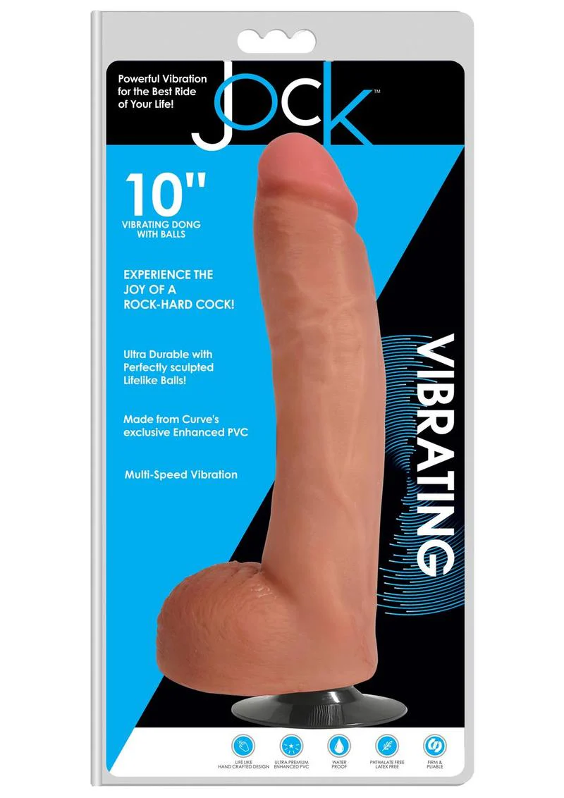 Jock Vibrating Dildo with Balls - Image 14
