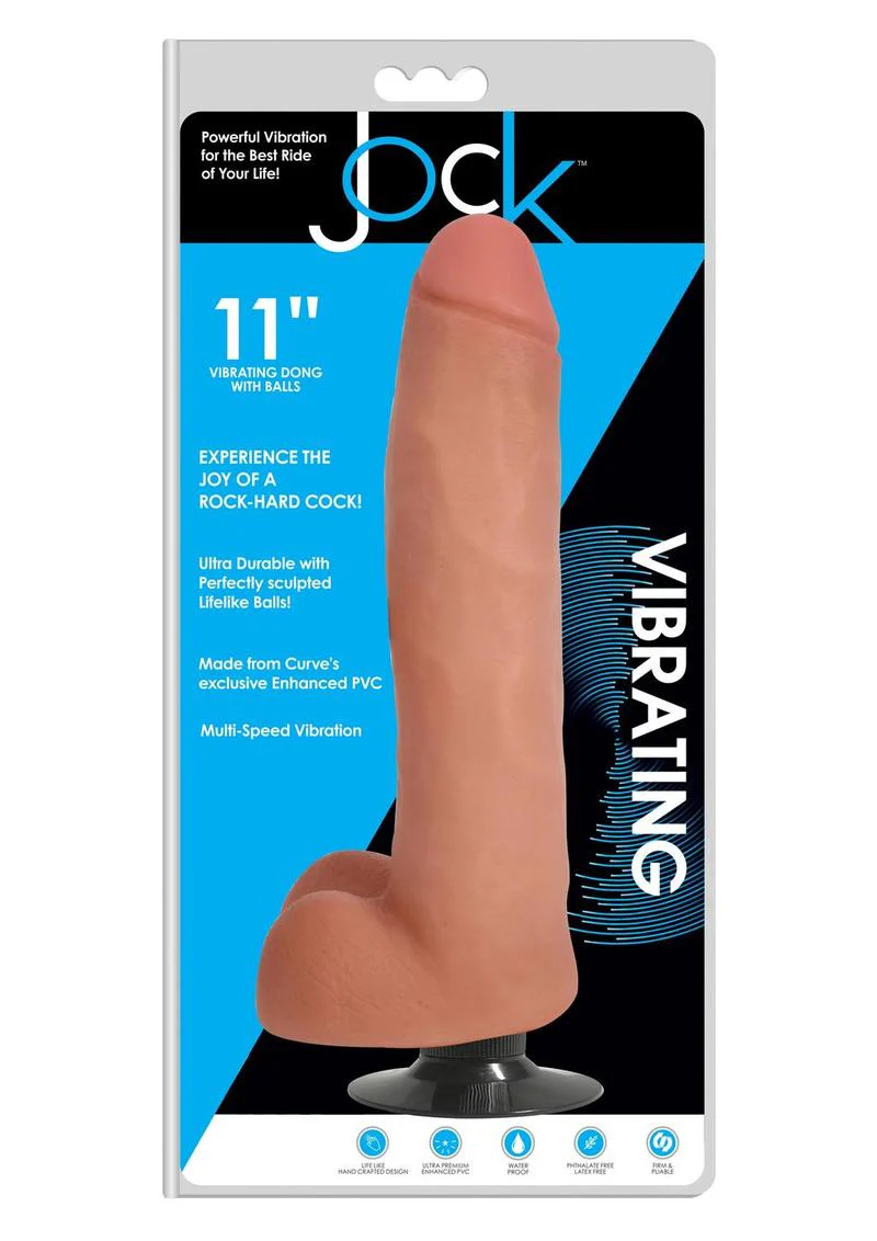 Jock Vibrating Dildo with Balls - Image 16