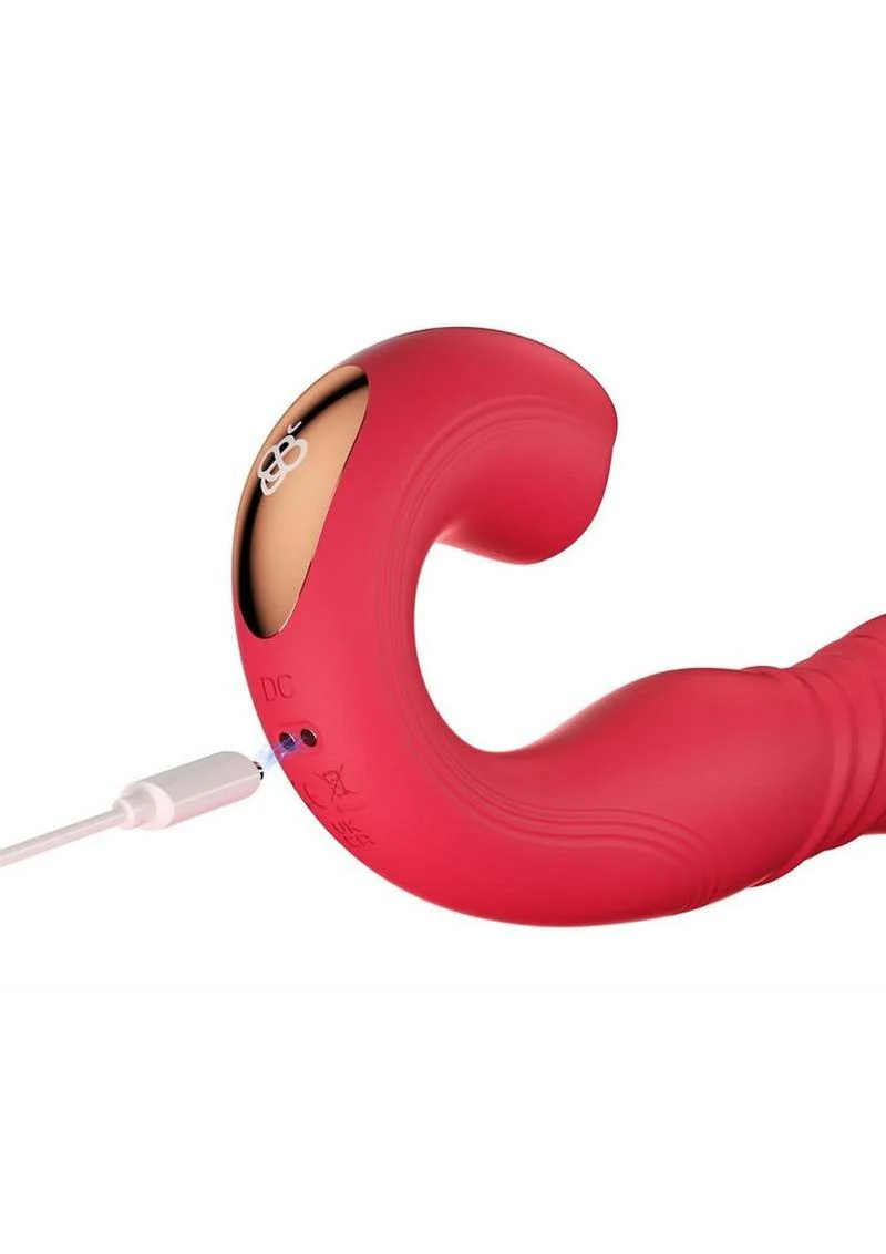 Joi Thrust 2 Pressure Sensing App Controlled Thrusting G-Spot Silicone Rechargeable Vibrator and Tongue Clit Licker - Image 8