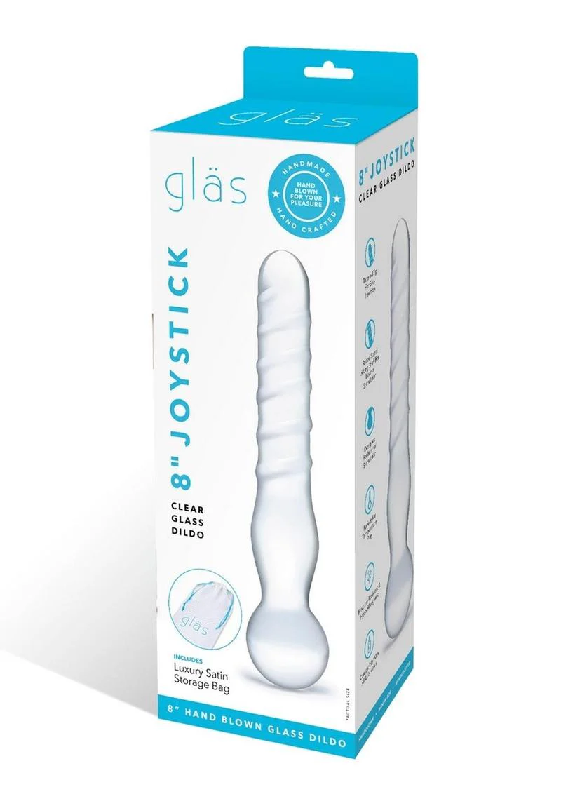 Joystick Textured Glass Dildo - Image 2