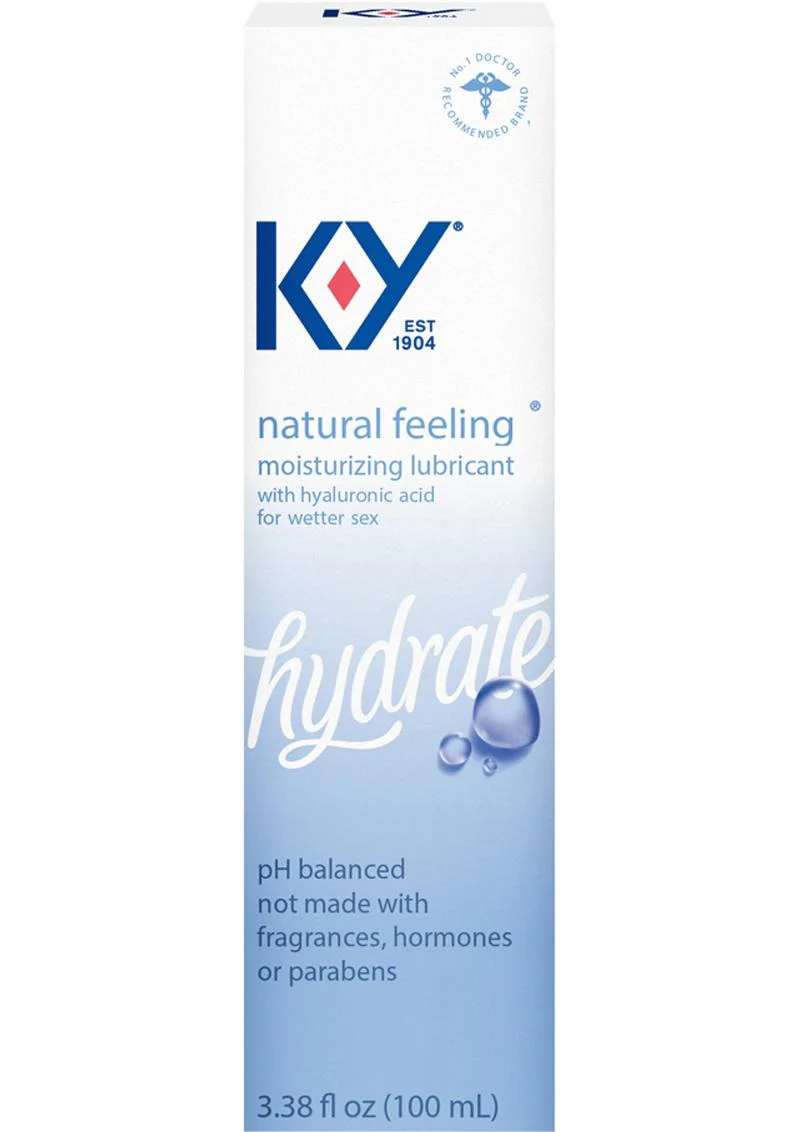 K-Y Hydrate Natural Feeling Moisturizing Lubricant with Hyaluronic Acid - Image 2
