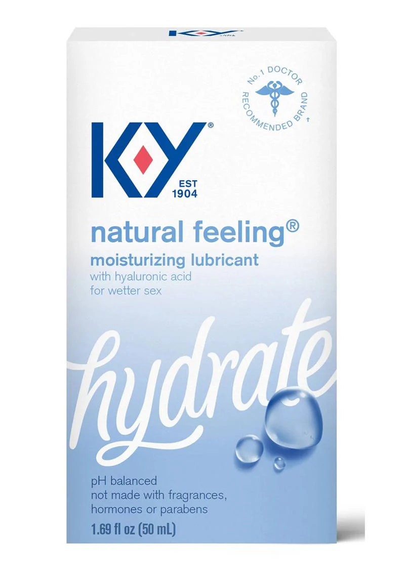 K-Y Hydrate Natural Feeling Moisturizing Lubricant with Hyaluronic Acid - Image 3