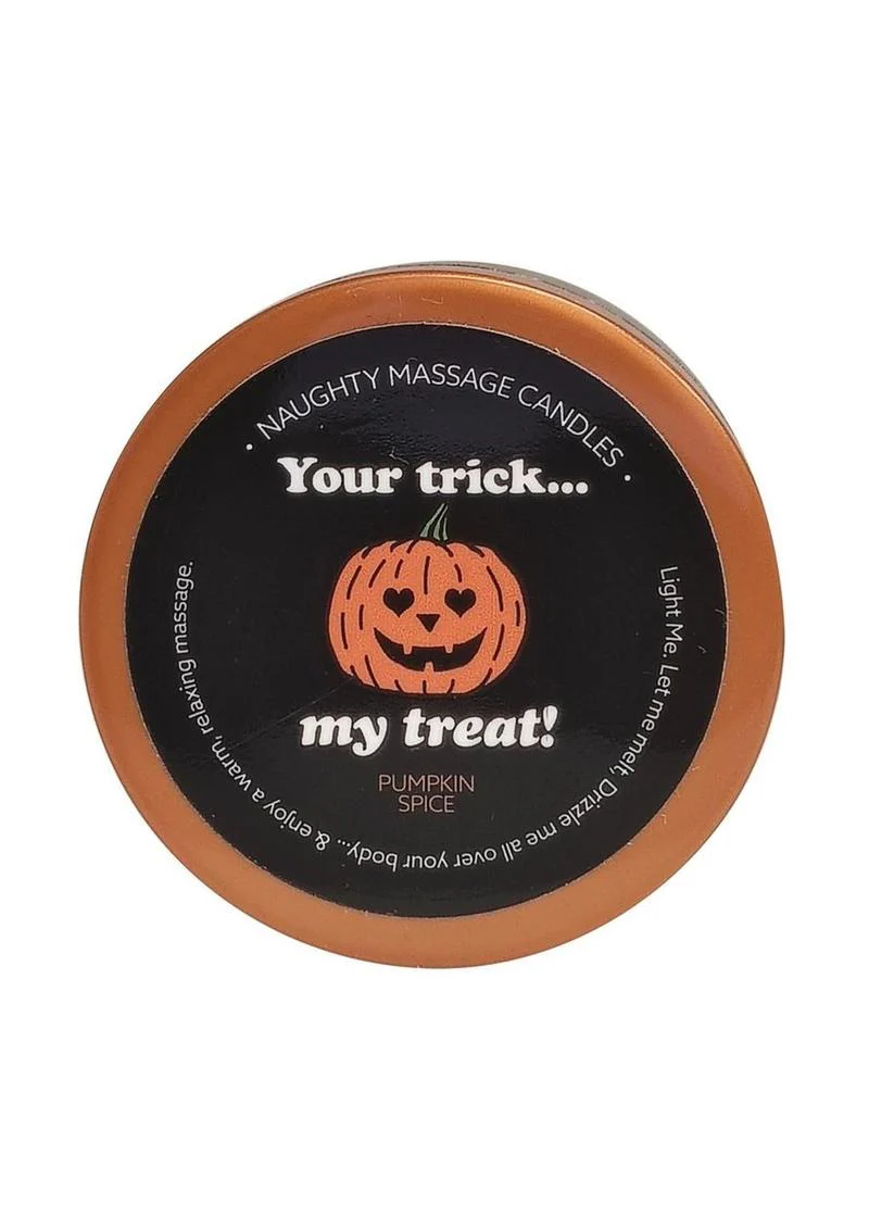 "Kama Sutra Halloween Mini Massage Candle 1oz Your Trick,my Treat - Pumpkin Spice"